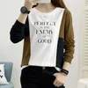 Plus Storlek Print Pullovers Patchwork Sweatshirt Kvinnor Långärmad Stora Hoodie Kläder Höst Sweat Femme Sudadera Mujer 210615