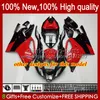 Moto Fairings dla Aprilia RSV1000R Mille RV60 RSV-1000 RSV1000 R RR 04 05 06 Bodywork 11No.44 RSV1000RR RSV 1000 R 1000R 1000RR 2004 2005 2006 Bodys Kit Blue Black Stock