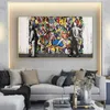 Graffiti Art Painter and Artist Modern Street Wall Pictures Banksy Paintings on The Wall Canvas Posters and Print for Living Room 5024004