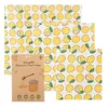 Ny3PC / Pack Beeswax Storage Wrap Reusable Food Wraps, Hållbar Plast Gratis Köksredskap, Miljövänliga Sandwichs Skydd RRE11406