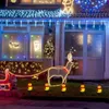 Décorations de Noël LED lumières extérieur solaire bonhomme de neige jardin pelouse étanche passerelle de vacances pour décor cour Pa