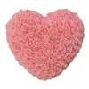 25 CM Flor en forma de corazón Rosa Regalo del día de San Valentín Amor al por mayor Flores de espuma PE Decoración del banquete de boda ZZF13596