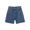 IEFB Denim Denim Shorts Homens Solta Vintage Vintage Moda Ins Reta Bonita Coreano Tendência Denim Joelho Comprimento Calças Masculino 9Y6979 210524