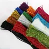 100pcs 30cm Glitter Chenille Tige Nettoyeurs de tuyaux enfants Jouets éducatifs Colorful Pipe Nettoyant Toys Fournitures artisanales à la main