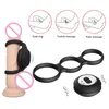 NXY Cockrings Mężczyzna Penis Masturbator 10 Fragment Wibratory Cock Ring Realistic Vagina Trener Sex Zabawki dla Mężczyzn / Kobiety Gry Dorosłych Sklep 1124