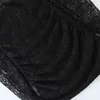 Romantik Kadınlar Vintage Siyah Seksi Tığ Dantel Elbise Moda Backless Uzun Kollu Bodycon Mini Parti Vestido 210514