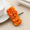 Sachet Bags Home Fragrances Décor & Garden 144Pcs/Lot 1.5Cm Mini Paper Rose Artificial Flower For Wedding Car Decoration Diy Wreath