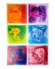 Art3D 6-Tile Sensorische kamer Tile Multi-Color Oefening Mat Vloeistof Encased Floor PlayMat Kids Speel Antislip Mats, 16 m² (50x50cm)