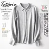 Tataria Dames Gebreide jasje Truien Cardigan Voor Dames Jumper Turn Down Collar Breien Tops Vrouw Plus Size 210514