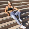 Mode Kvinnor Skriv ut Leggings Svart Vin Casual Sexig Fitness Legging Gratis Storlek Byxor Elastiska Byxor 210925