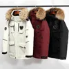-30度の冬のダウンジャケット男性90％ホワイトアヒルダウンパーカーコート中長長の大きな毛皮の襟オスの厚さコートスノーオーバーコート211103