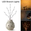 Lampe à branches à LED blanc chaud de 20 LED Battery Opéré, 30 pouces, pour décoration de jardin de bureau à domicile