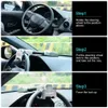 Car Steering Wheel Lock Universal Security Car Anti Theft Safety Alarm Lock Retractable Anti Theft Protection T-Locks243Z