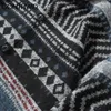 Гондид Геометрические полосатые рубашки с длинным рукавом Мужчины Хип-хоп Кнопка Дрессея Рубашка Улавная Одежда Хипстер Мода Повседневная вершины 210721