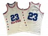 1985 1996 1992 2003 All-Star Szygowane koszulki do koszykówki w stylu Basketball Drewno