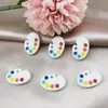 Mini Palet Earring Hars Charms Hangschakel Paintbord bevindingen Diy Crafts Keychain ketting Decor Handgemaakte sieraden Make