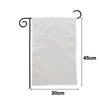 NEW30X45CM Sublimatie Blanco Garden Flag Banner Polyester Printing Yard Vlaggen zonder Pole CCA7285