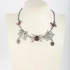 Örhängen Halsband Yacq Kvinnors Spindel Web Smycken Set-justerbar 24inch (60cm) + dangle - Halloween Party Presentillbehör