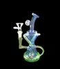 Coloer Recycler Glass Hookah、喫煙パイプ、Bong 14mmコネクタ、ファクトリー直線価格の譲歩