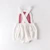 0-2 лет летний милый радужный ремешок детское хлопок вязание ползунки детский без рукавов комбинезон одежды 210417
