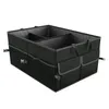 Car Organizer Multipurpose Trunk Large Space Collapsible Storage Bag Black Durable Auto Boot Store For Truck SUVs Box