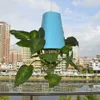 Ootdty Omgekeerde Sky Tuin Opknoping Pot ondersteboven Planter bloempot opslagmand 360-graden rotatie 13x9.5x9.5cm 210922