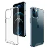 Étuis de protection antichocs spatiaux PC TPU hybride transparent robuste et transparent pour iPhone 13 12 11 Pro XR XS Max 8 Plus SE3 Samsung S22 Ultra S21 FE A13 5G avec emballage de vente au détail