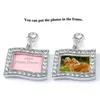 Chien mini mignon ID Tag personnalisé écriture pour animaux de compagnie animaux nom cadre photo pour chat chiot chiens collier étiquette pendentif prune Bossom étoile RRA10550