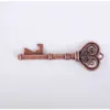 Ouvre-clé Antique Flacon Retro KeyRing Keychain Beige Bottle Openiers Fête Favoris Cadeaux