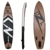 305X81X15CM Tavola da surf in legno ISUP Leash Pompa e borsa Stand Up Paddle Board Accessori completi in legno DA treno o nave con tasse doganali