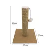 Cat Furniture & Scratchers Pet Kitten Wall Corner Scratching Mat Post Tree Scratcher Sisal Plush Gray