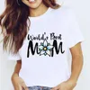 Women Graphic Family Happy Cartoon Trend 90s Mom Mother Mama 2021 Lady Clothes Tops Clothing Tees Print Female Tshirt T-Shirt X0527