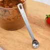 5 pièces/ensemble cuillères à mesurer rondes en acier inoxydable outils de cuisson de cuisine pour mesurer l'outil de cuisson de gâteau en poudre liquide DH8686