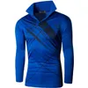 Jeansian Heren Outdoor T-shirt T-shirt Strand Droog Fit Lange Mouw Golf Tennis Bowling Shirts Tops LA305 Blauw 220309