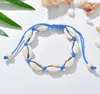 Trendy Handmade Sea Shell Charme Pulseiras Para As Mulheres Bohemian Beach Seashell Corda Corrida Correntes Moda Boho Jóias