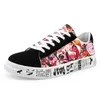 Akexiya 2021 Graffiti Art Canvas Vrouw Schoenen Sneakers Dames Vulcanize Schoenen Platte Bodem Ademende Liefhebbers Schoenen Zapatos Mujer Y0907