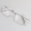 Модные солнцезащитные очки рамки прозрачные очки рамка мужчина может быть оборудован квадратной миопийской квадратной анти -синим светом, корейские студенты