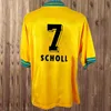 1993 1995 Sch0ll Matthaus retro voetbal jersey Klinsmann Muller Papin Kuffour Helmer Jancker Rizzitelli Remberg Ribery Football Shirts Uniformen