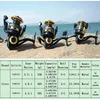 PLM2000/6000/8000 Spinning Fishing Reel Metal Handle Big Ball Bearings 6 Left Hand Right Sea Water Baitcasting Reels