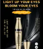 Yanqina Golden Tube Allongénant longue mascara de curling avec tête de brosse silicone flexible et ingénieuse, 4D stéréo crème noire imperméable sueur imperméable yeux sexy