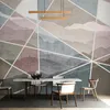 Custom Any Size Mural Wallpaper Modern 3D Geometric Line Wall Painting Living Room TV Sofa Bedroom Background Papel De Parede 3D