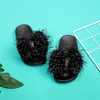 Mode Sommerkinder Mädchen Pantoffeln Innenhäuser Schuhe Prinzessin Bow Beach Slipper Kinder im Freien Sandalen Wasser Flip Flops 210713