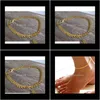 Anklets Sieraden Drop Levering 2021 Design Gypsy Summer Beach Ring Bohemen Pijl Foot Chain YJ0G8