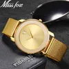 Designer luxury brand watches MISSFOX Women Top Classic Design Simple Fashion Style Ladies es Waterproof Dropshipping Wrist