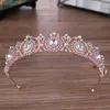 FORSEVEN Crystal Rhinestone Bride Diadem Headpiece Flower Noiva Tiaras and Crowns Wedding Accessories Bridal Hair Jewelry JL