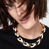 Chokers JURAN Vintage Pearl Choker Statement Necklace For Women 2021 Arrival Metal Chain Trendy Long Pendent Jewelry5211735