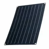 Carregador de emergência impermeável da emergência do carro da textura do painel solar da água 30W com 4 cantos protetores dupla USB + DC