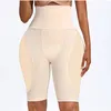 Kvinnor 2 Svampkuddar Enhancers Fake Ass Hip Butt Lifter Shapers High Waisted Waist Trainer Shapewear Control Panties Underkläder