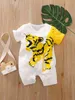 Yierering baby pojke tiger print tee romer hon