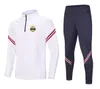 21-22 SK Rapid Wien Men's Leisure Sports Suit Semi-zipper Långärmad tröja utomhus Sport Leisure Training Suit Size M-4XL